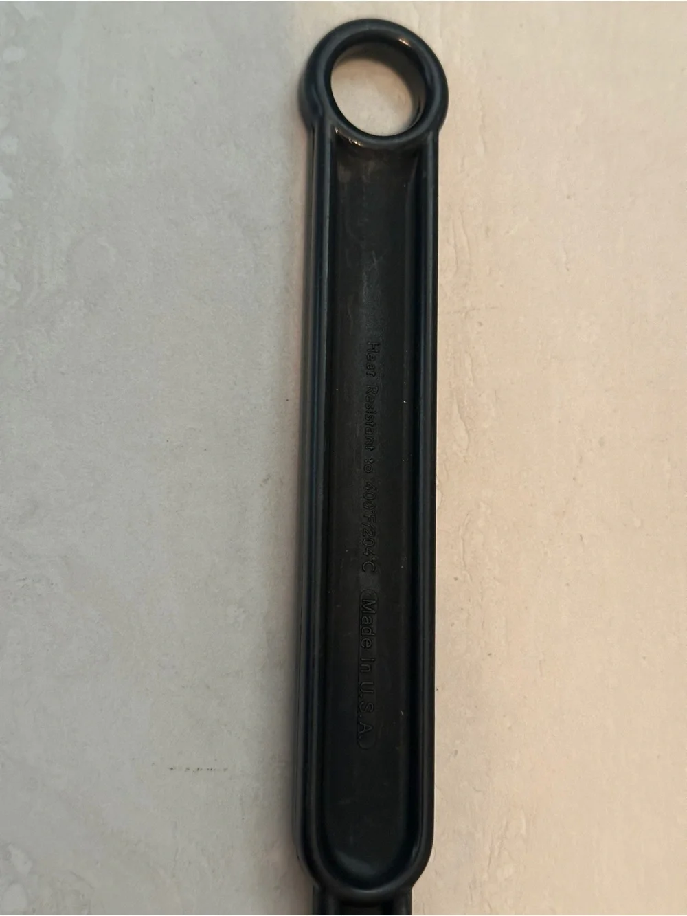 Vintage 1994 Farberware Black Nylon Slotted Spoon Heat Resistant Kitchen Utensil